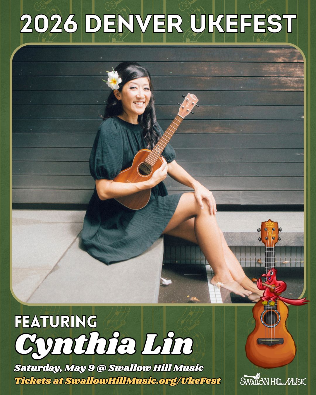 Cynthia Lin tour dates 2026 Denver UkeFest